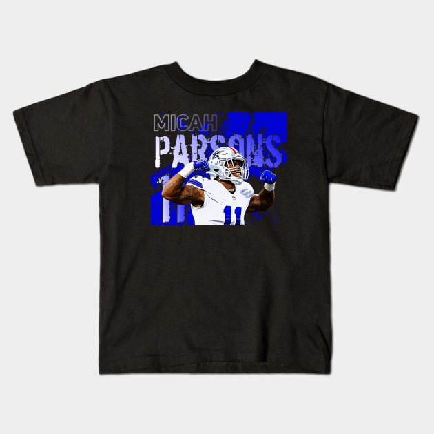 Micah Parsons | 11 Kids T-Shirt by Aloenalone